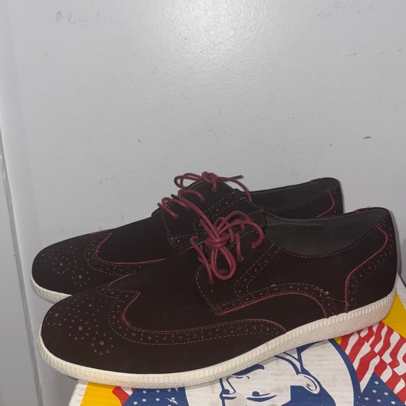 Men\'s GH Bass & Co Black and Red Dress Shoes size 12M main image 5